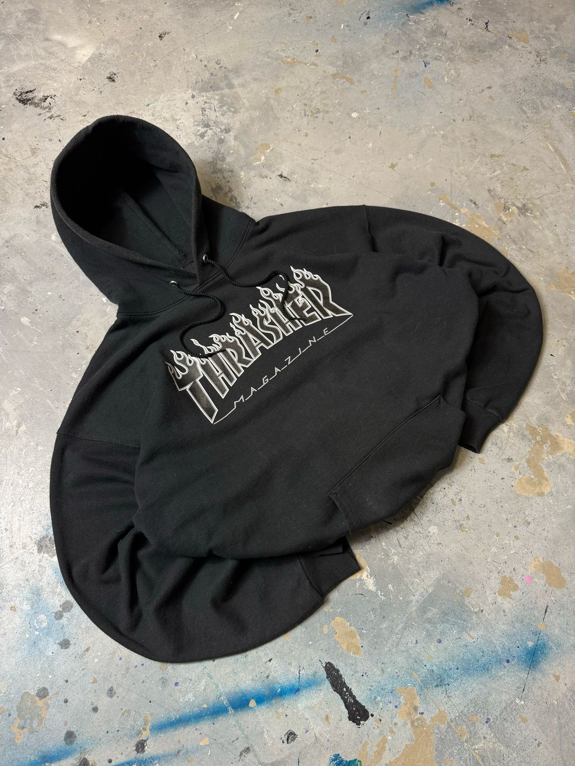 Bluza Thrasher Tri-color Logo Hoodie Black L
