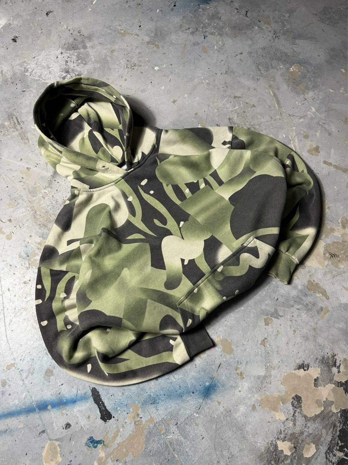 Bluza Camo Geometric Hoodie MultiColor XL