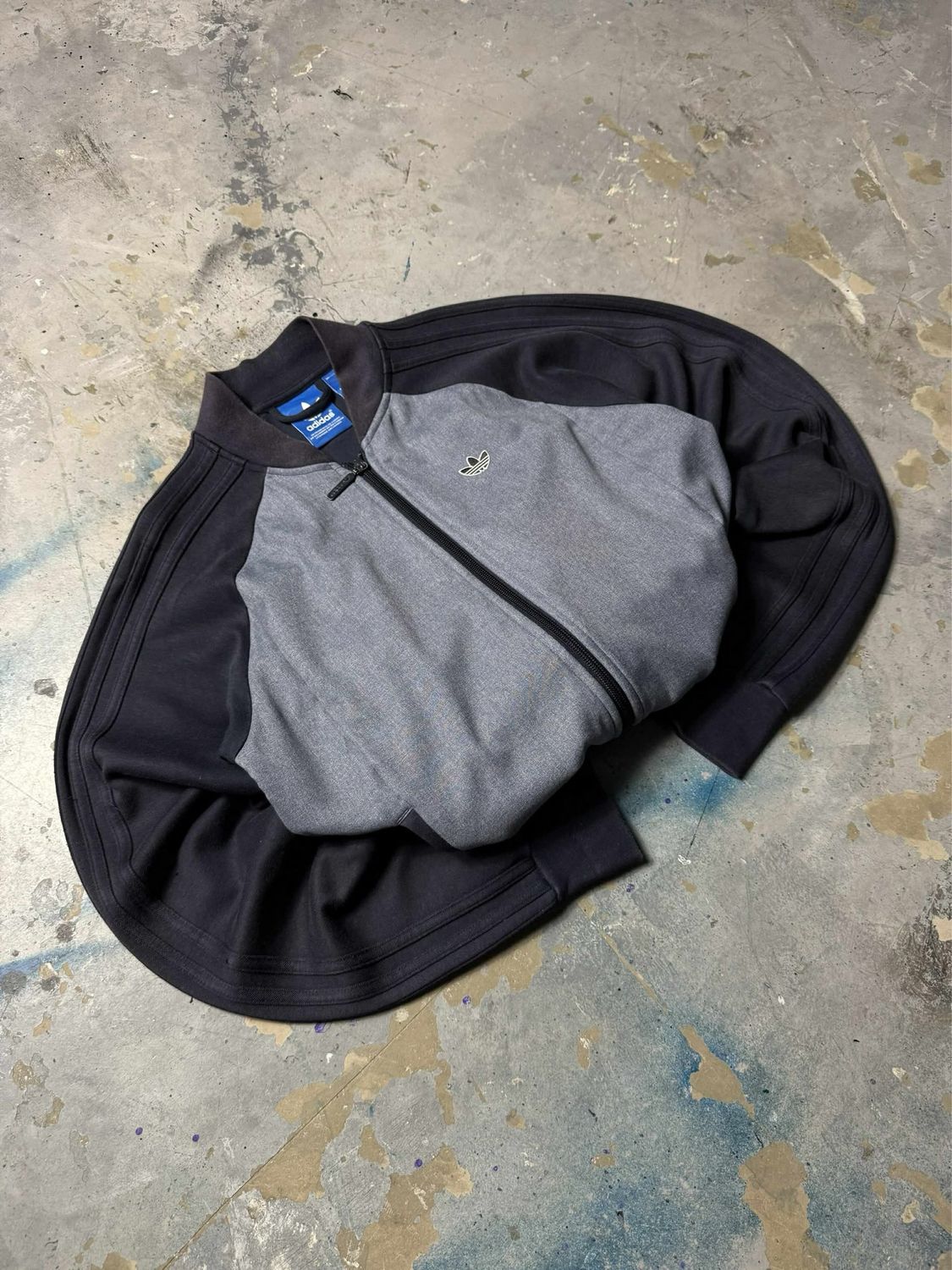 Bluza Adidas Originals Logo Pocket Zip Fleece Navy S