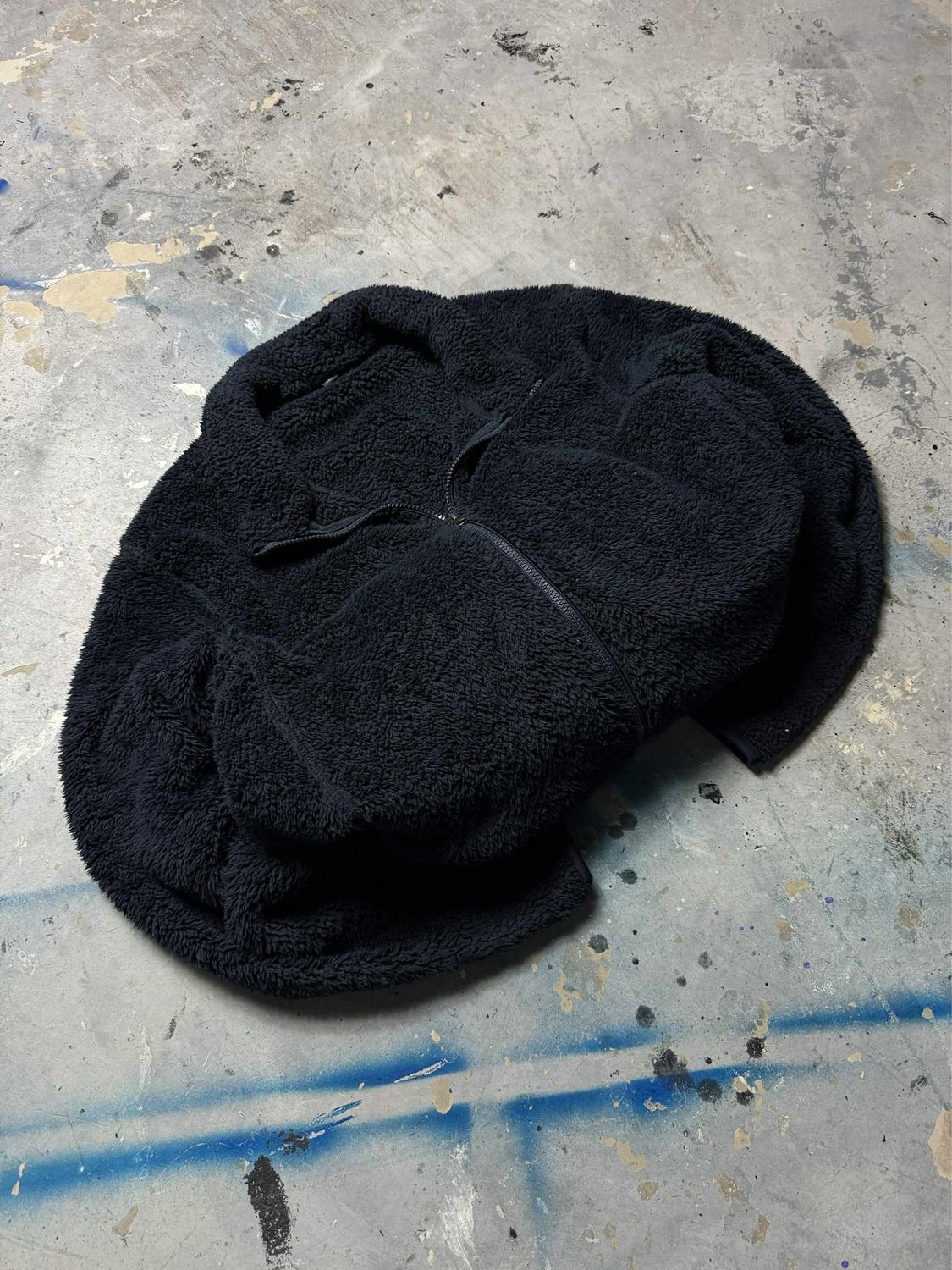 Bluza Uniqlo Polar Teddy Zip Navy  L