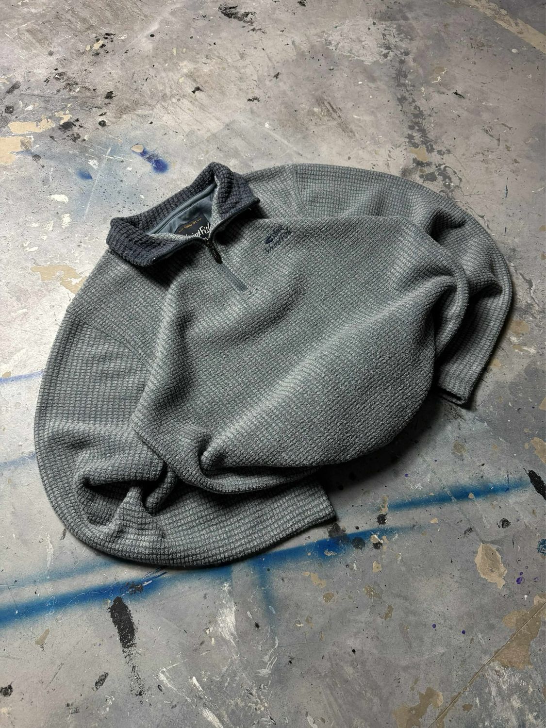 Bluza Weird Fish Basic Logo Zip Polar Blue M