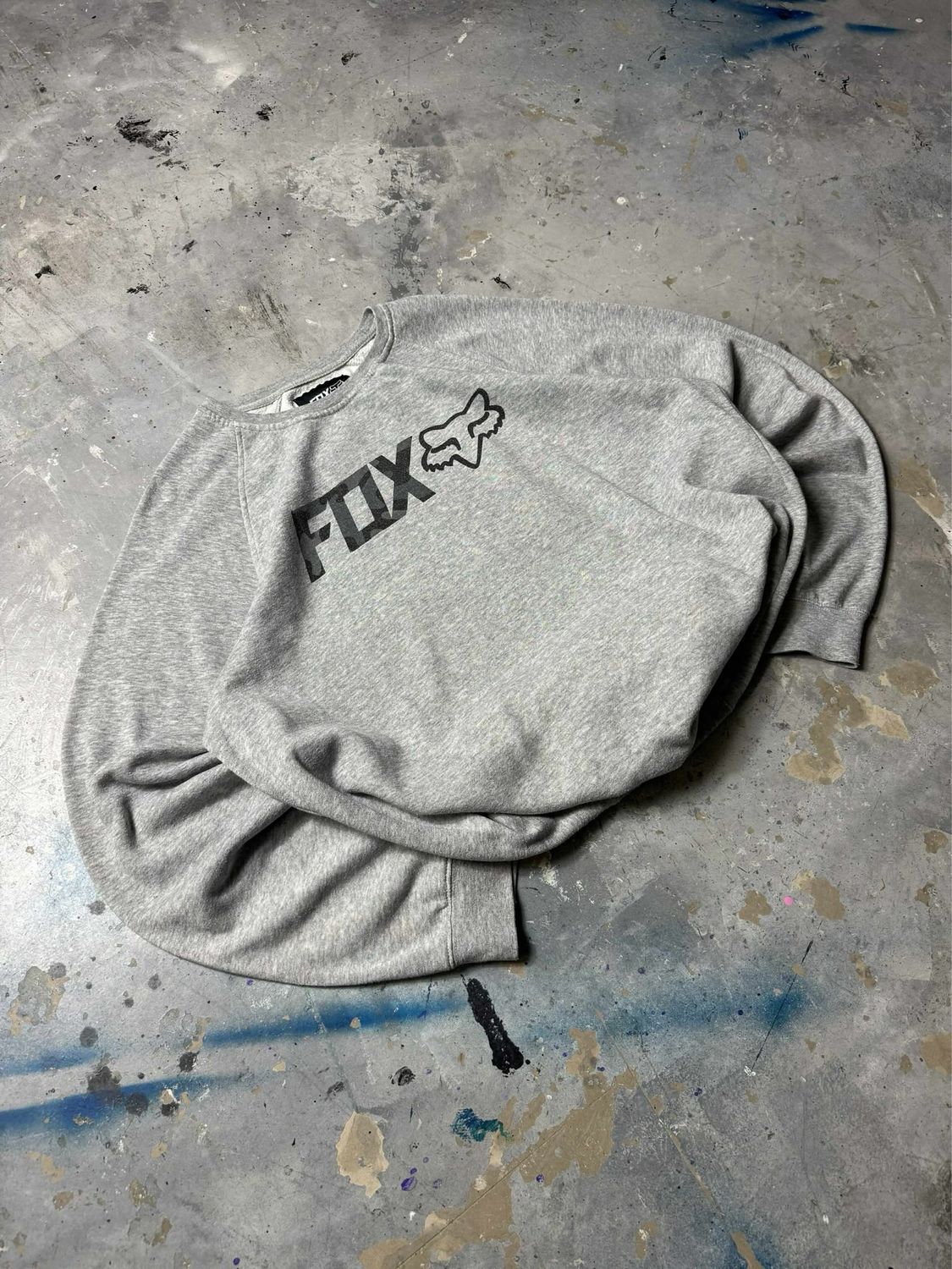 Bluza Fox Big Logo Crewneck Grey L