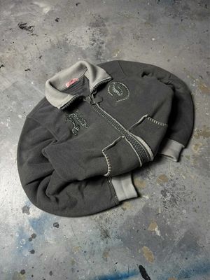 Bluza Green Fashion y2k Teddy Zip-up Fleece Green S