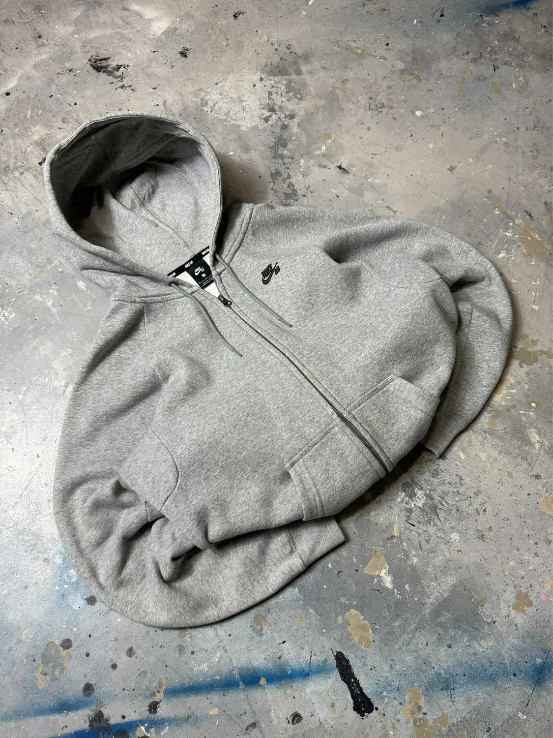 Bluza Nike SB Small Logo Zip Hoodie Grey M