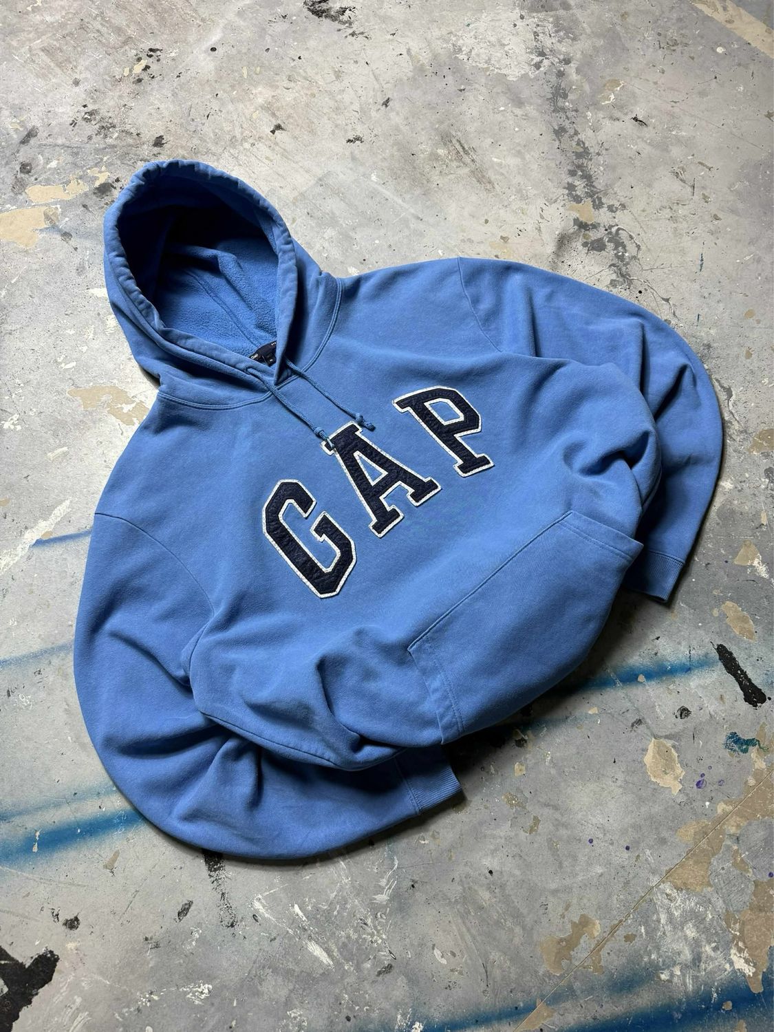 Bluza GAP Big Logo Hoodie Blue L