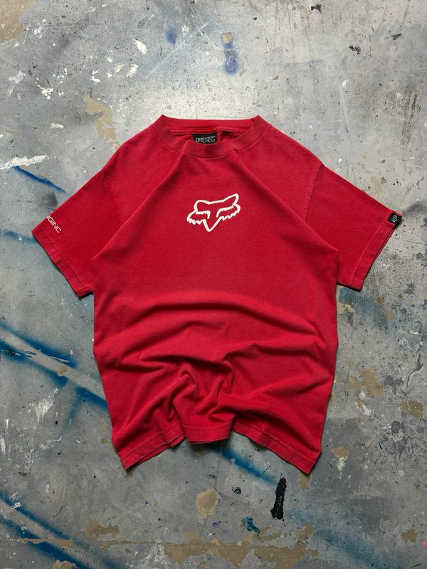 Koszulka Fox Centered Logo Tee Red S