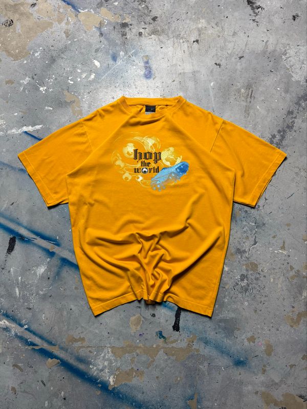 Koszulka Nike Vintage Hop The World Tee Yellow M