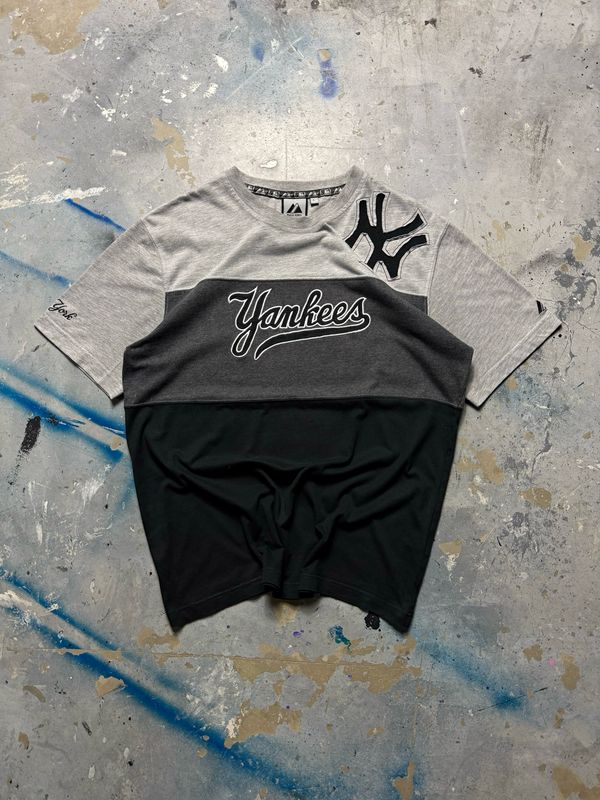 Koszulka Yankees Logo Three Color Tee Grey/Black M