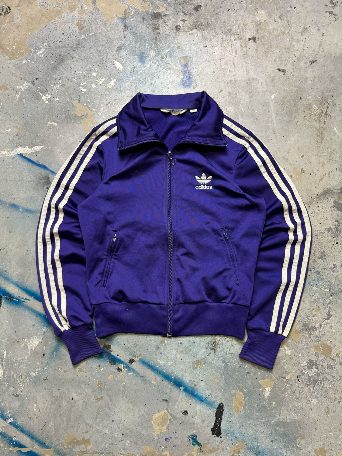 Bluza Adidas Small Logo Zip Crewneck Violet S