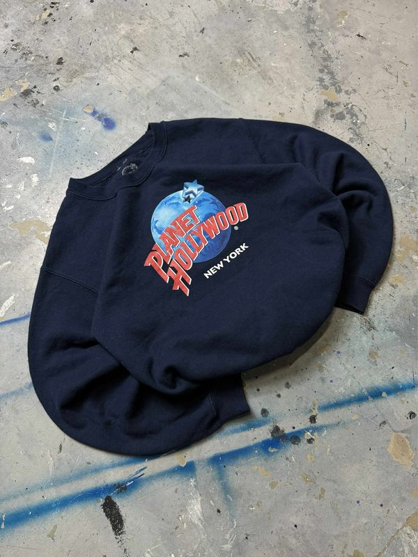 Bluza Planet Hollywood Logo Crewneck Navy M