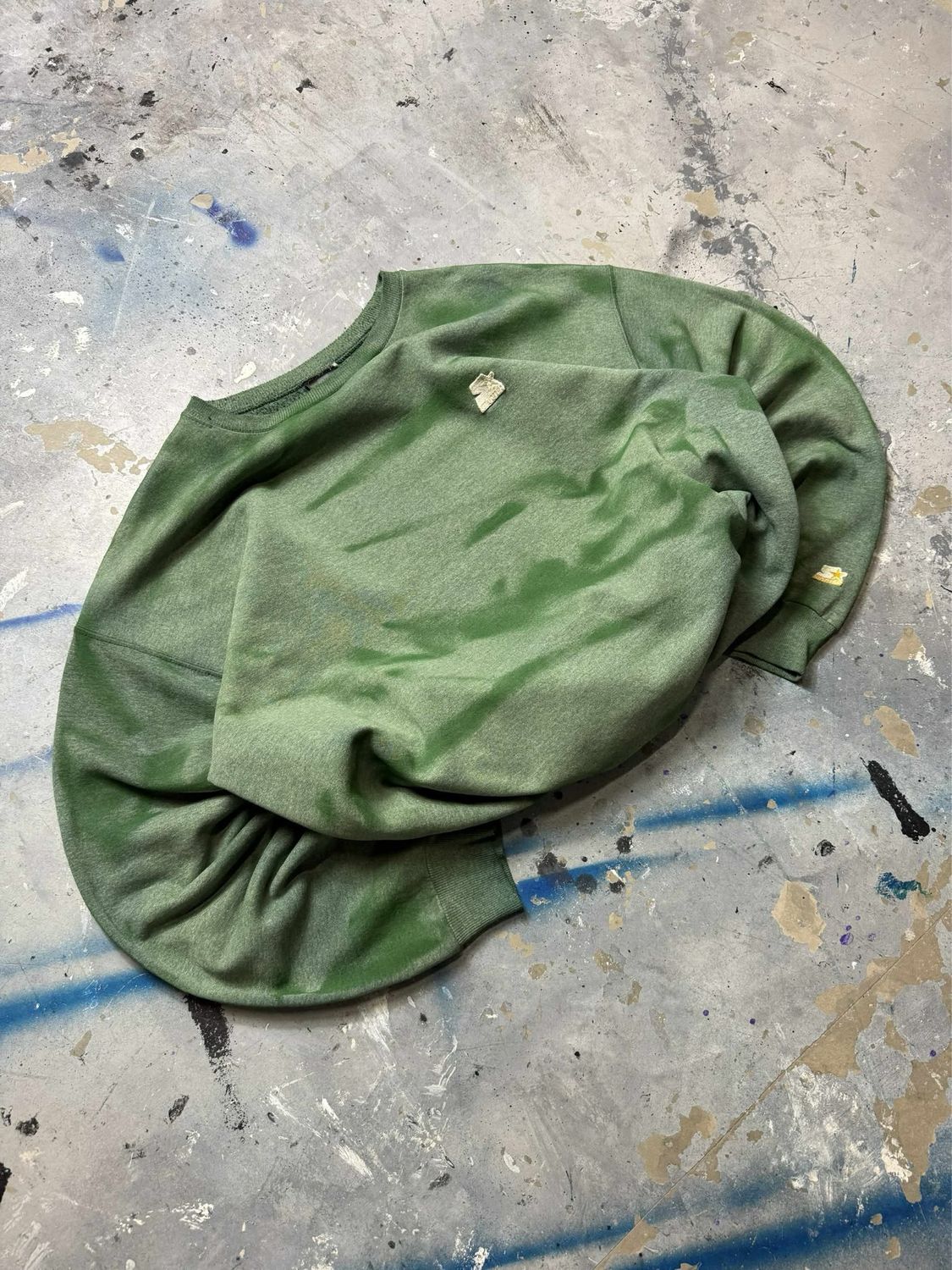 Bluza Starter 90s Logo Crewneck Washed Green L