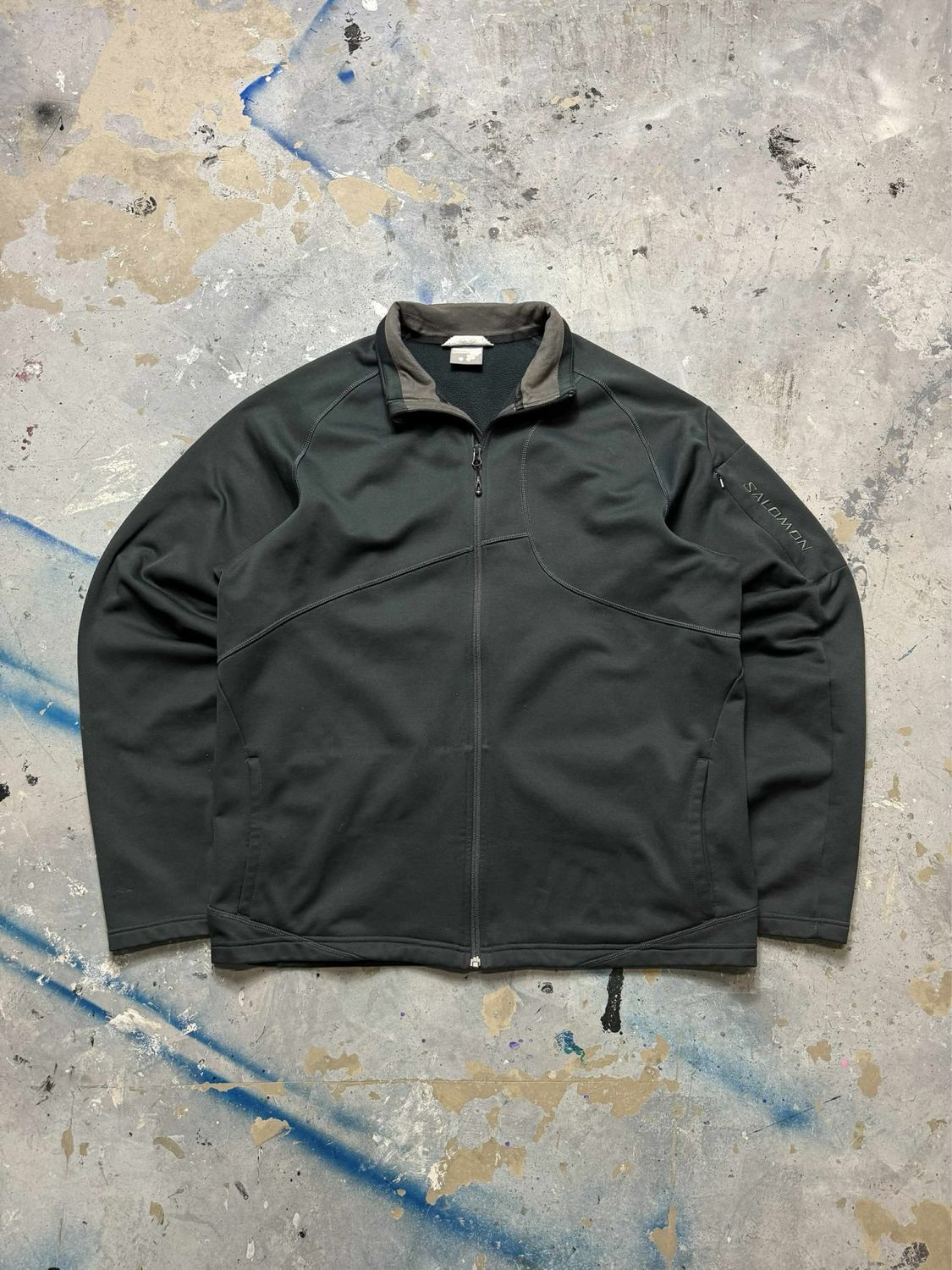 Active Salomon Active Zip Crewneck Black L