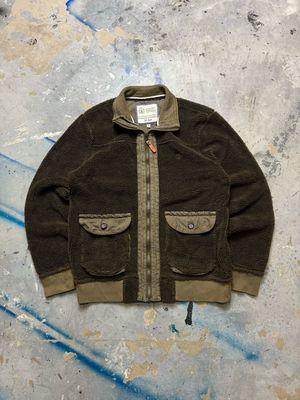Polar Fat Face Vintage Pocket Zip Green M