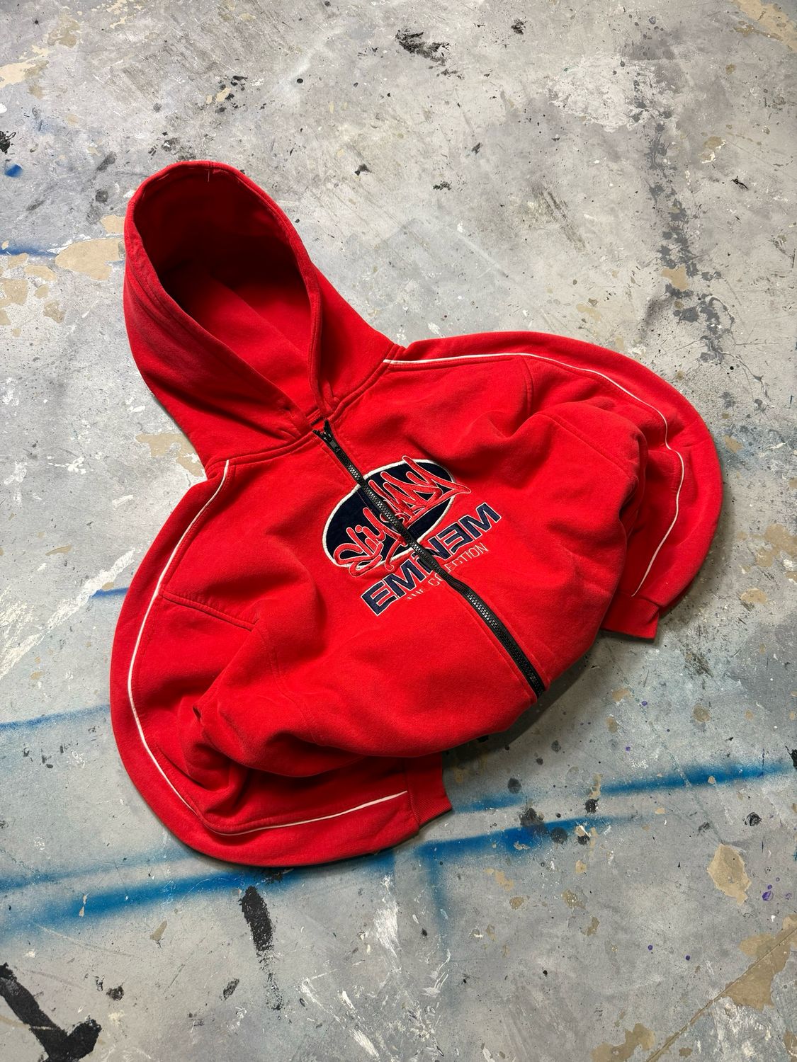 Bluza Eminem Slim Shady Collection Zip Hoodie Red L