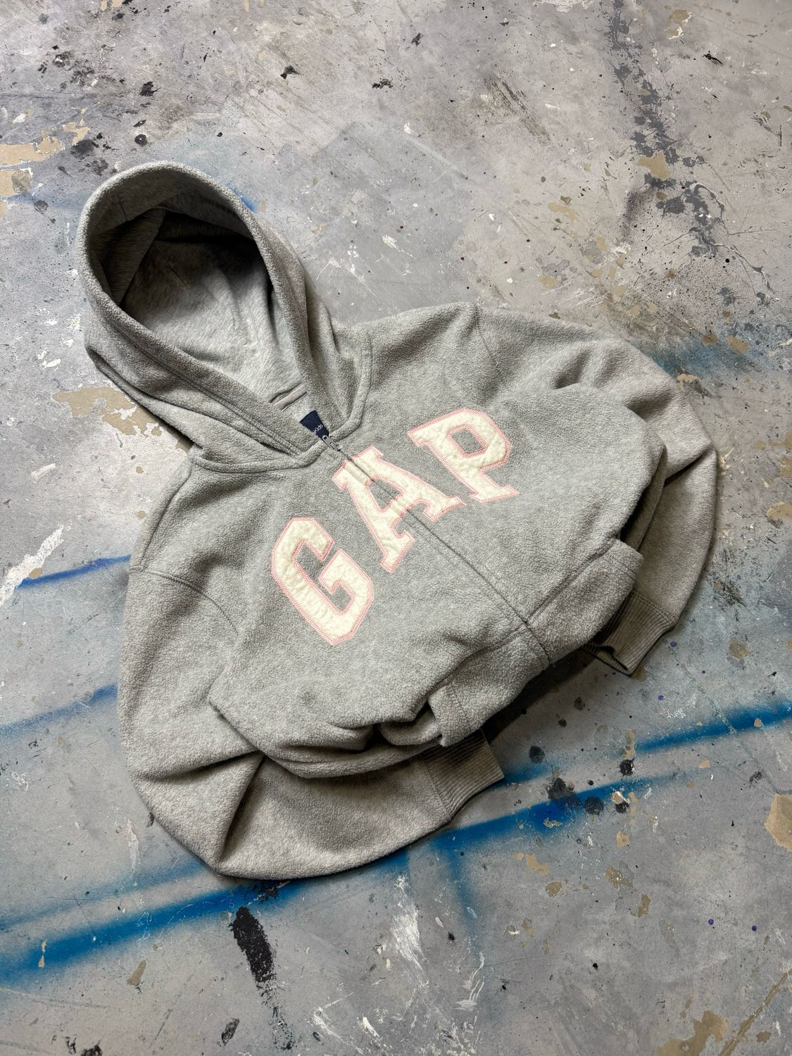 Polar GAP Logo Zip Hoodie Grey S