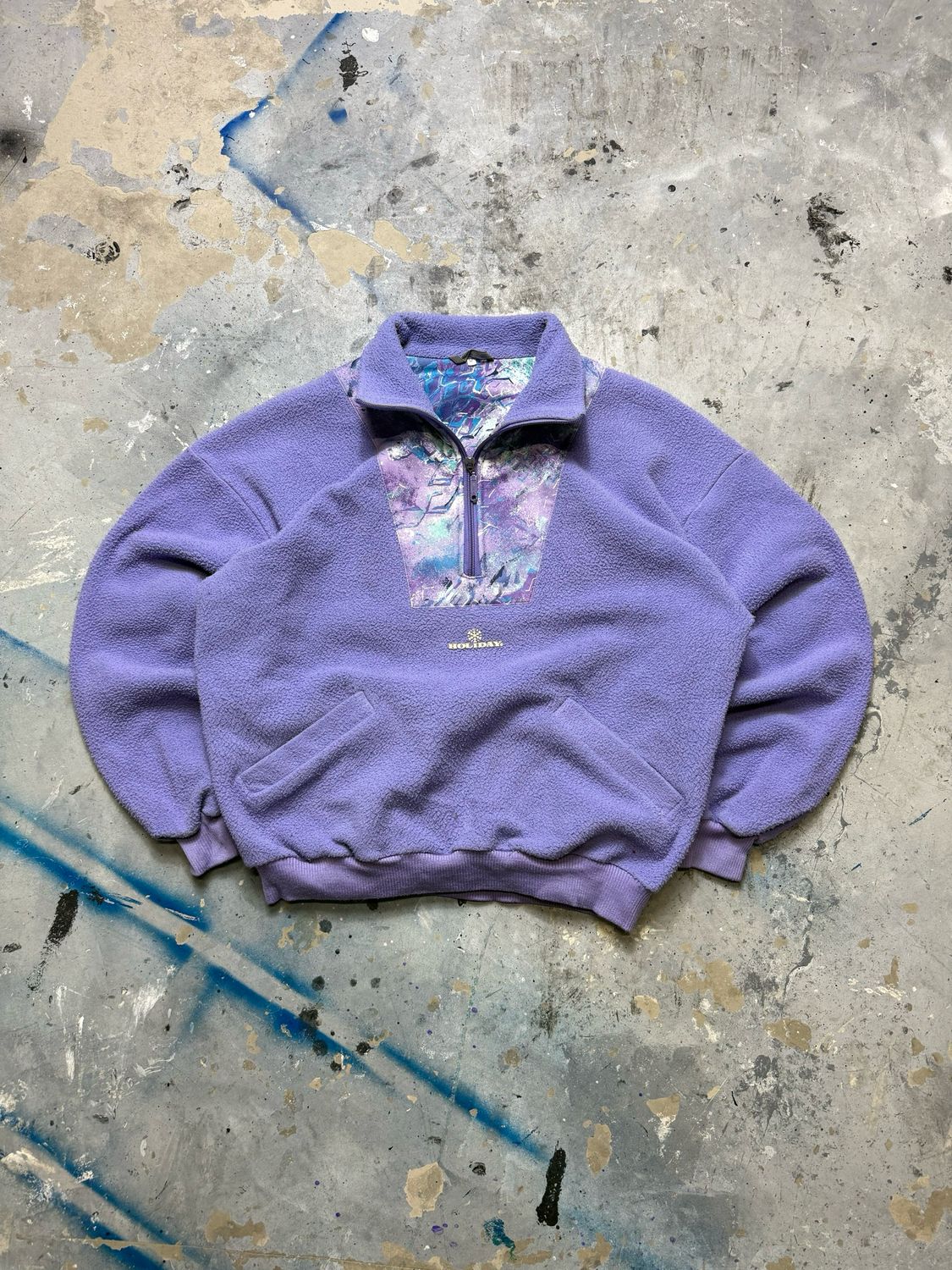 Bluza Holiday Half Zip Polar Violet L