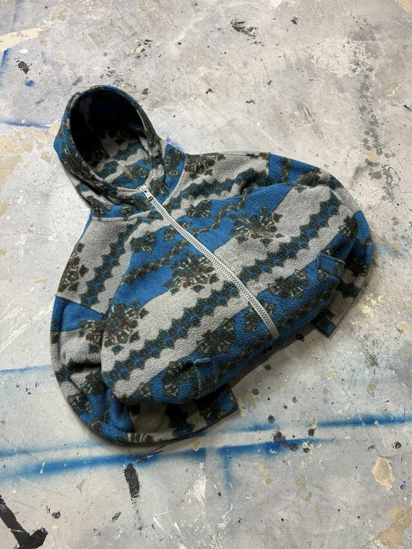 Bluza Mountain Feeling Polar Fair Isle Motive Grey/Blue L