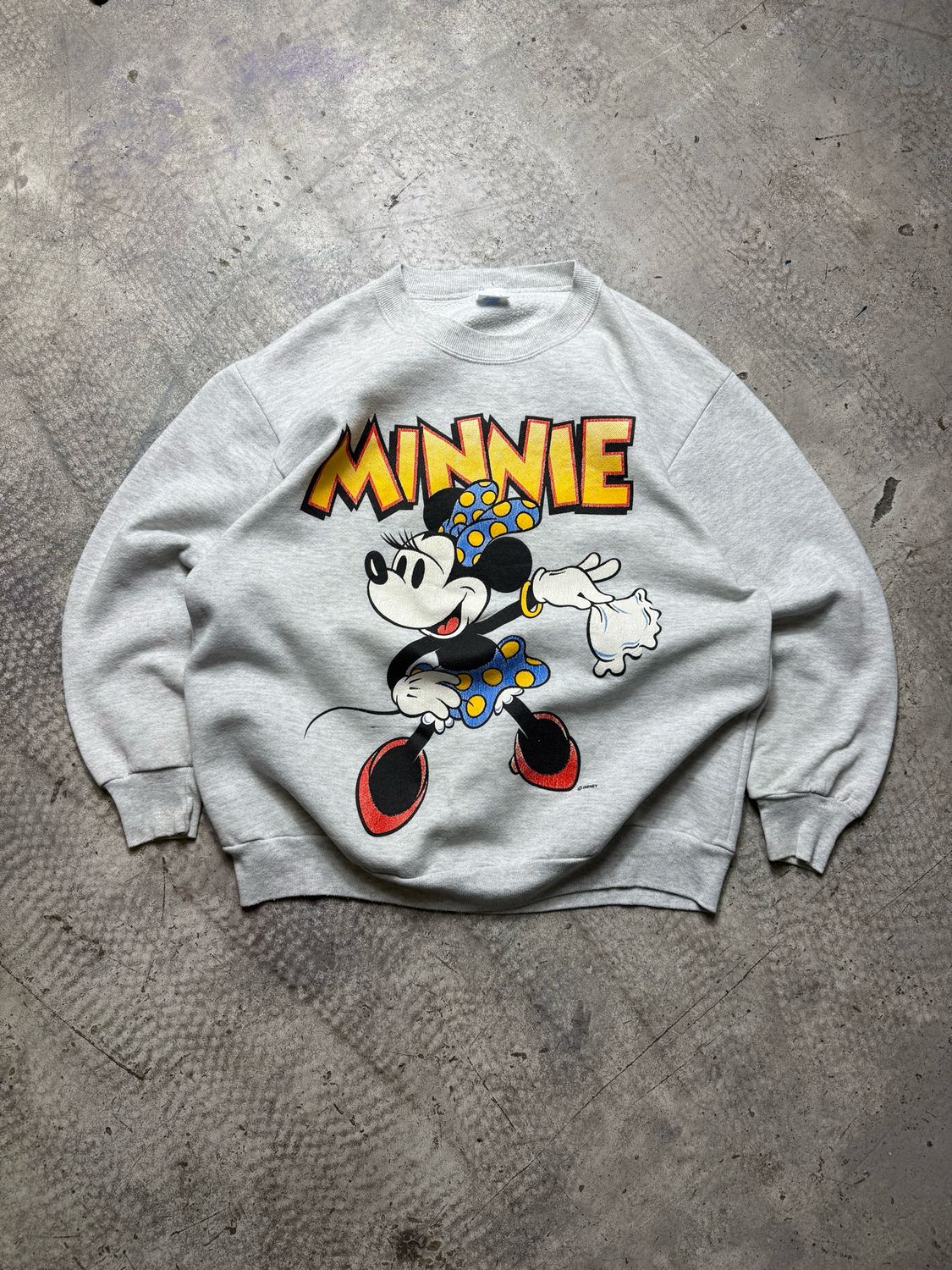 Bluza Minnie Micky Mouse Crewneck Grey M