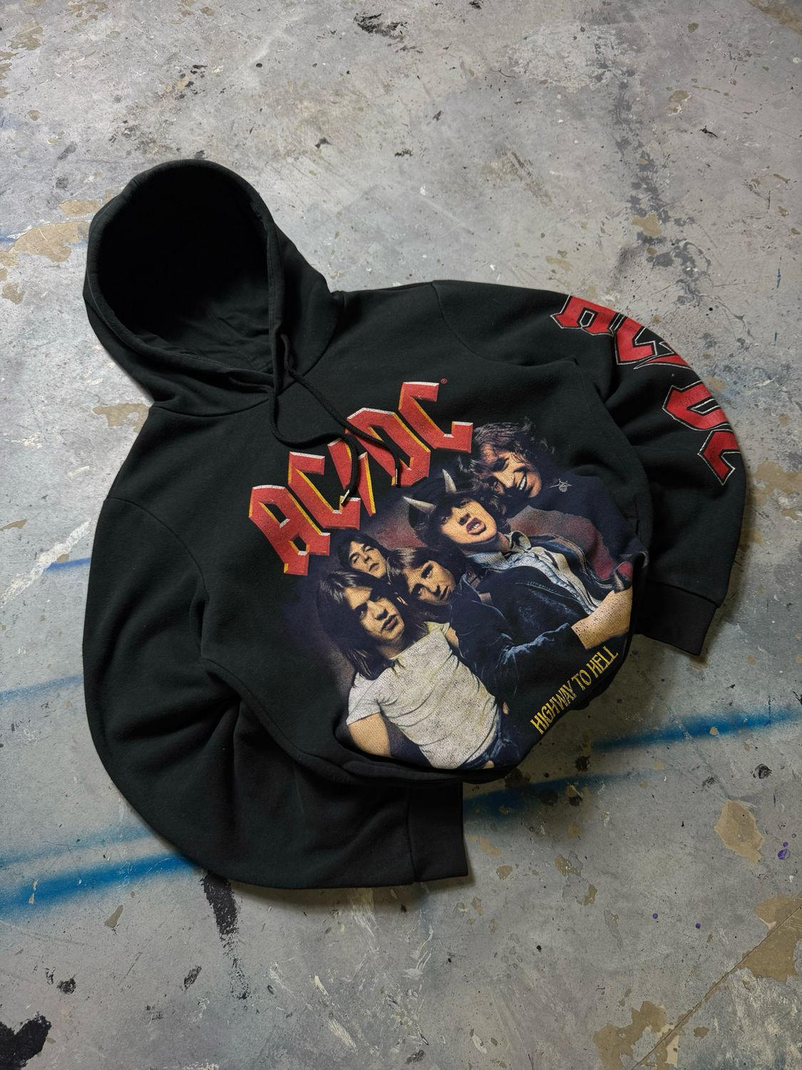 Bluza ACDC Highway to Hell Band Hoodie Black M