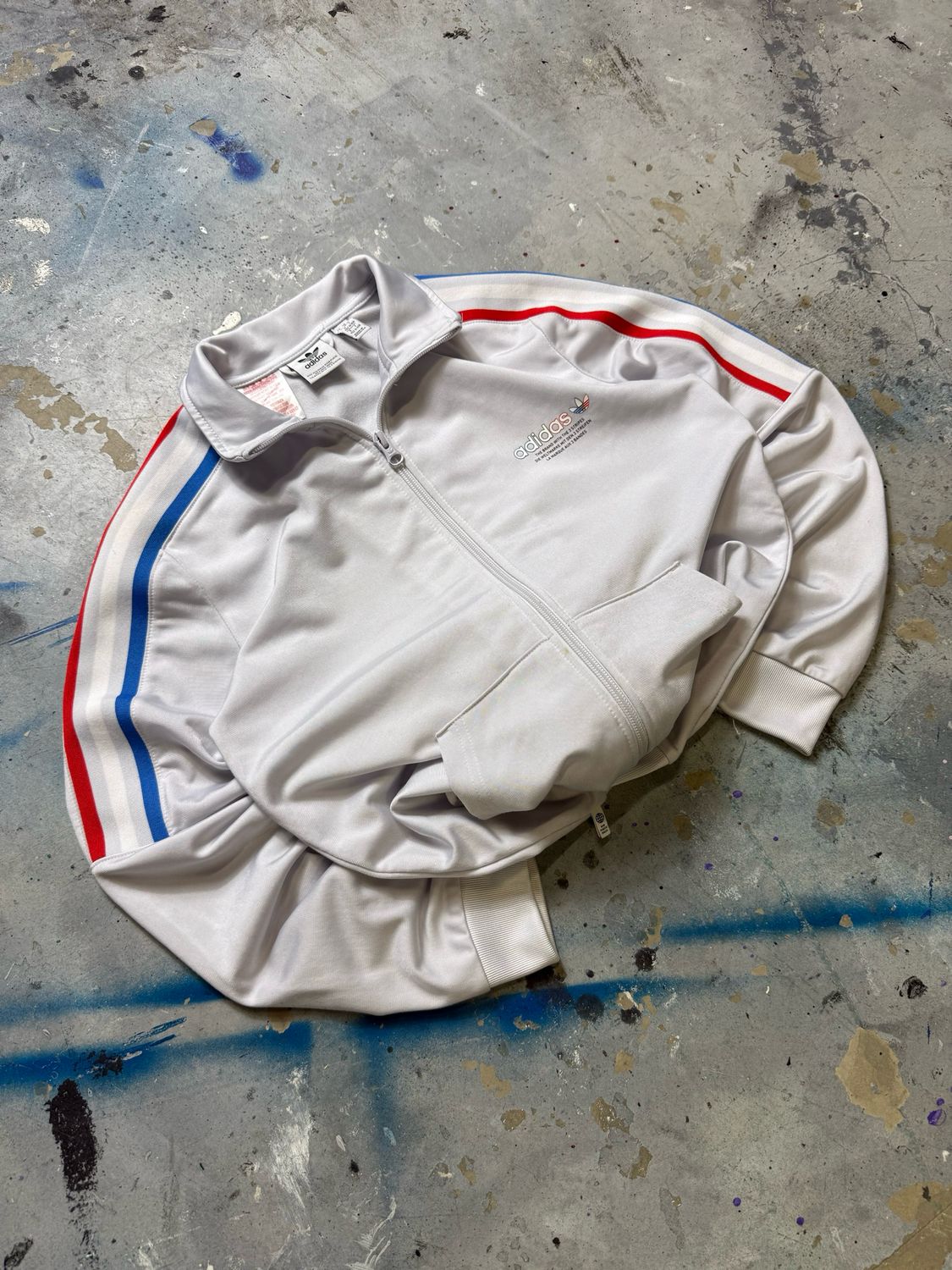 Bluza Adidas Five Stripes Tracksuit White S