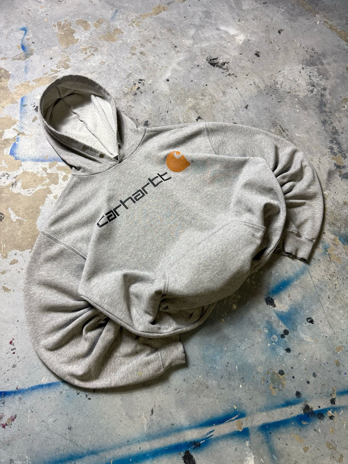 Bluza Carhartt Signature Logo Hoodie Gray L