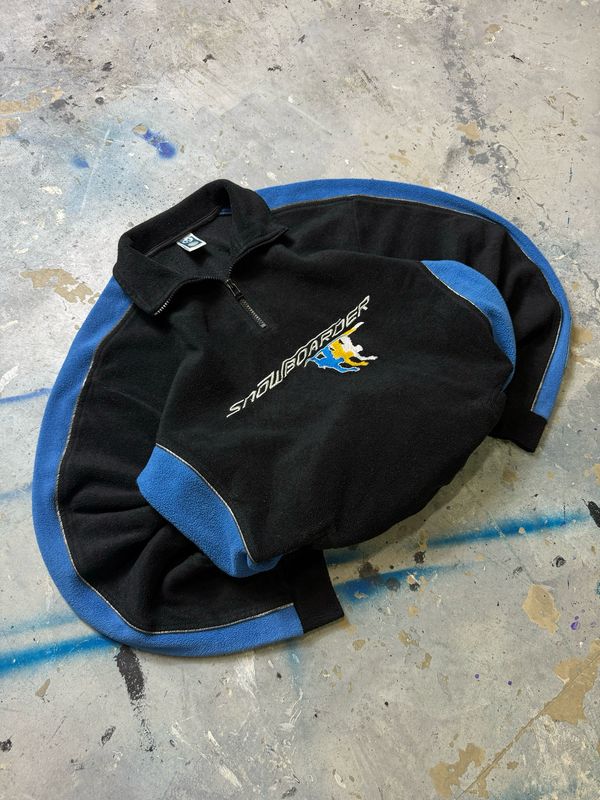 Bluza Here&amp;There Snowboarder Q/Zip Fleece Black M