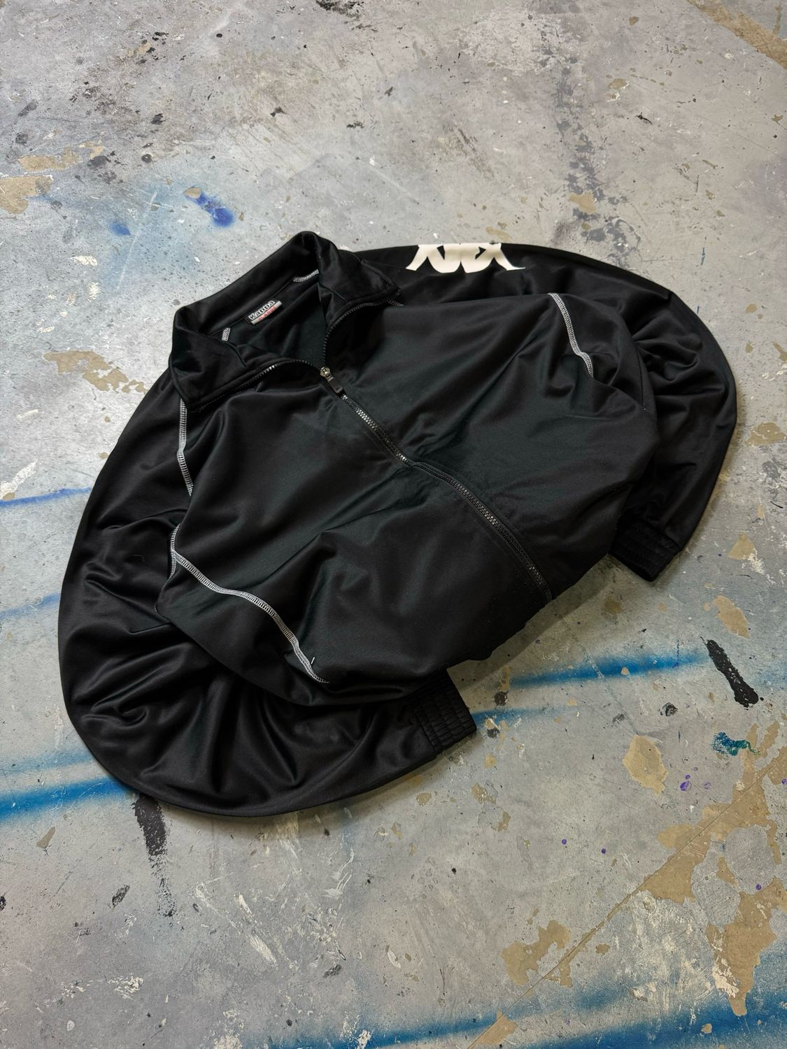 Bluza Kappa Logo on Sleeves Tracksuit Black L