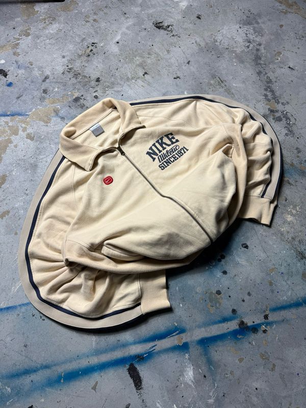 Bluza Nike Athletic 1971 Stripes Zipper Creme XL