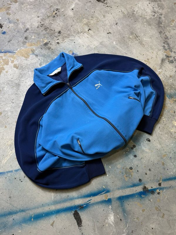 Bluza Puma S/Logo Na/Sleeves Tracksuit Blue M