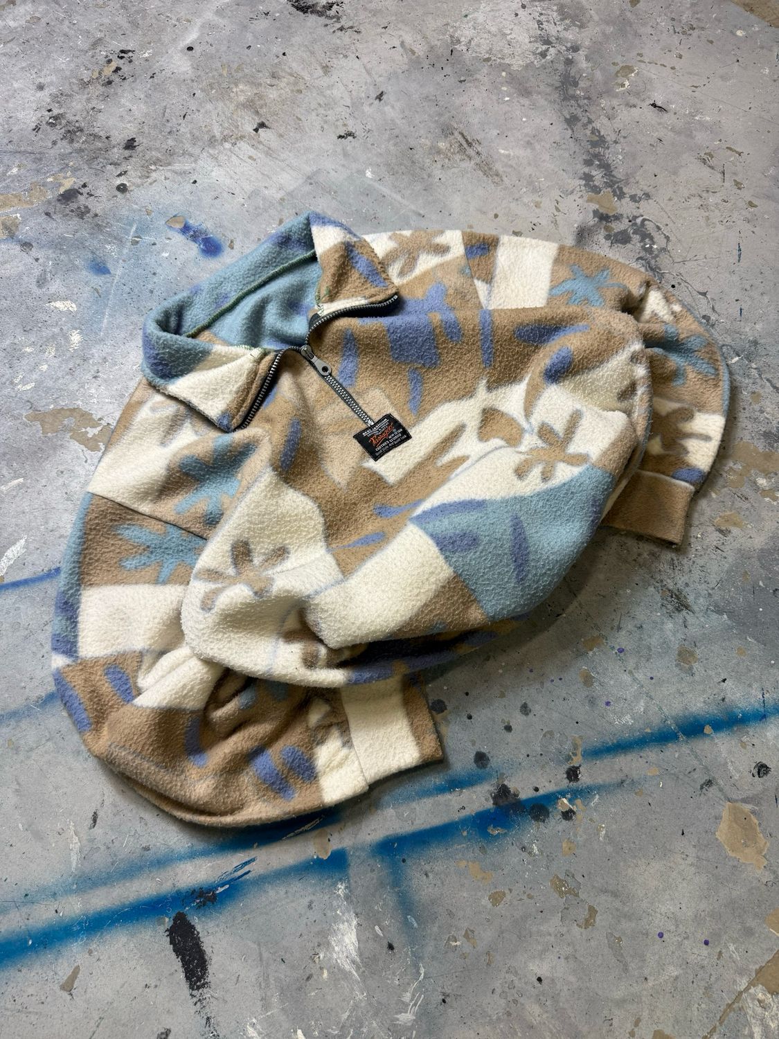 Bluza Passager Stars Pastel Q/Zip Fleece Beige M