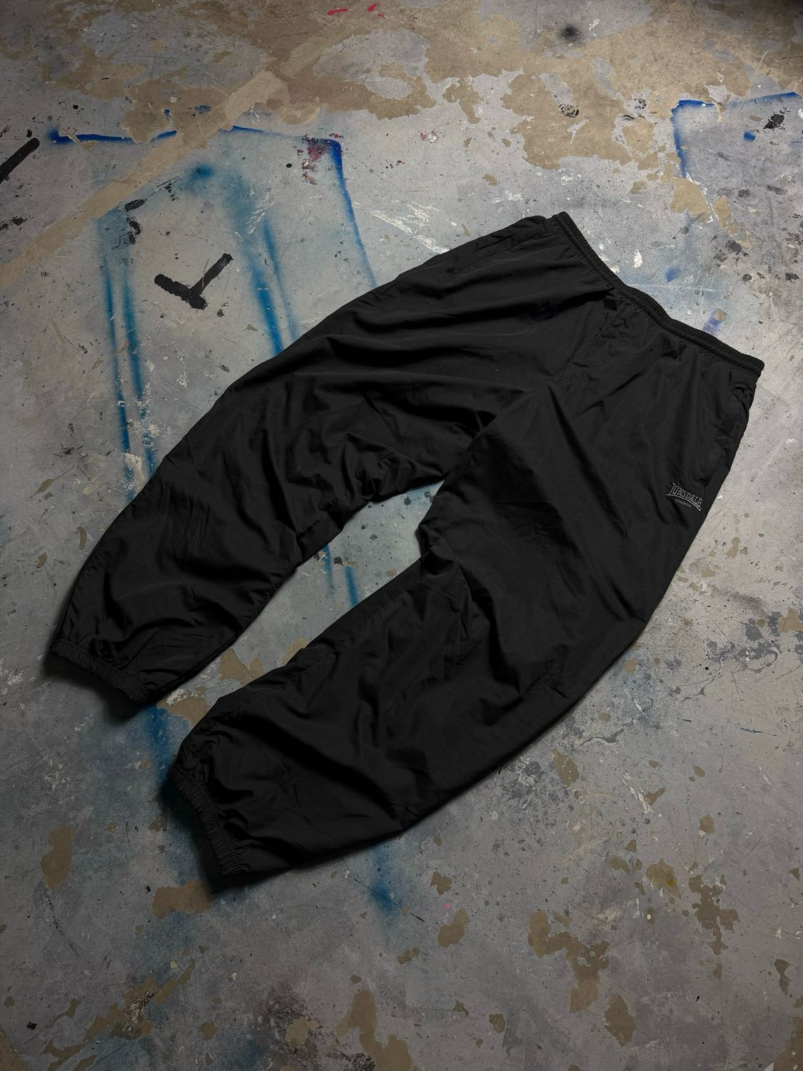 Spodnie Lonsdale S/Logo Nylon XXL Sweatpants Black