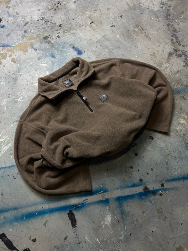 Bluza ThinkPink Q/Zip Fleece Brown M