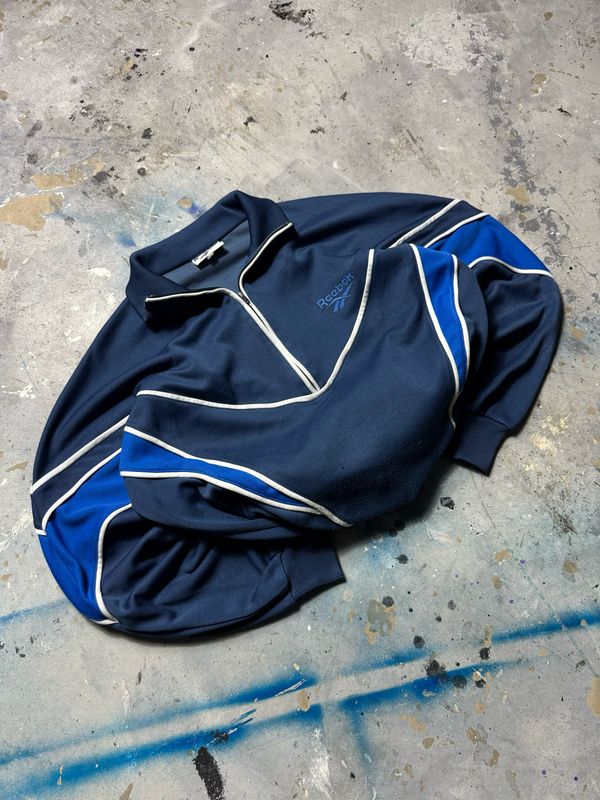 Zip Reebok Blu/Spikes Q/Zip Tracksuit Navy L