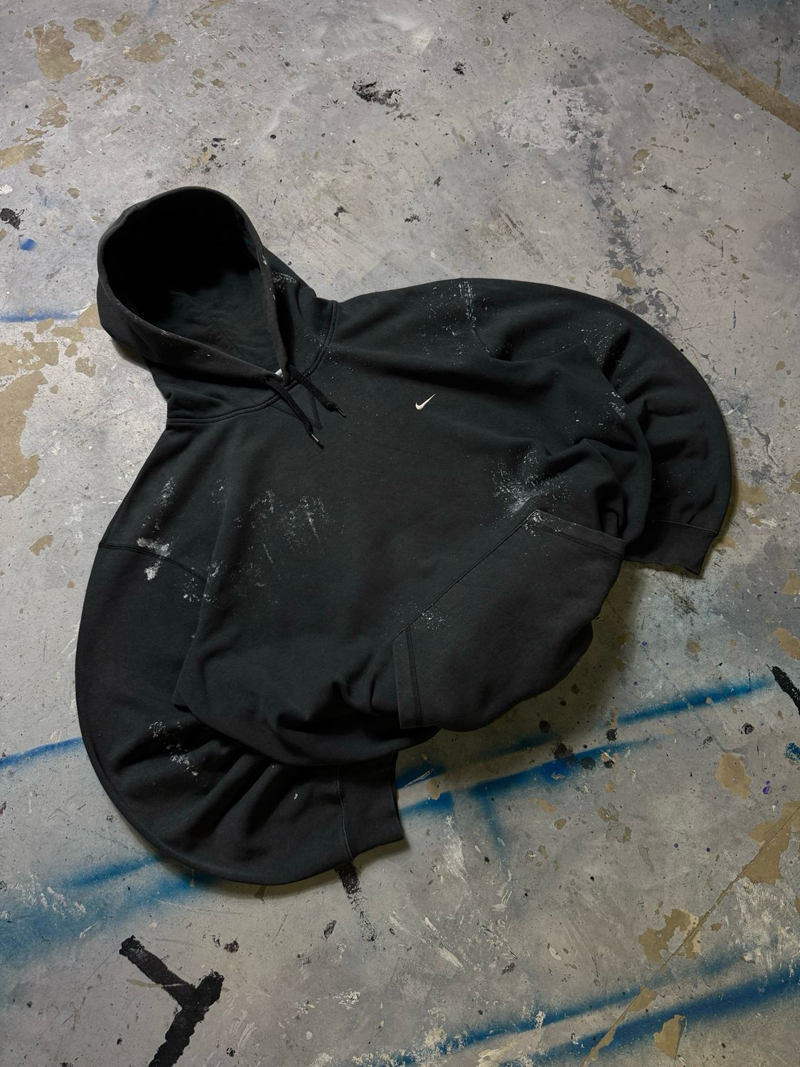 Bluza Nike Washed Splatter Hoodie y2k XXL