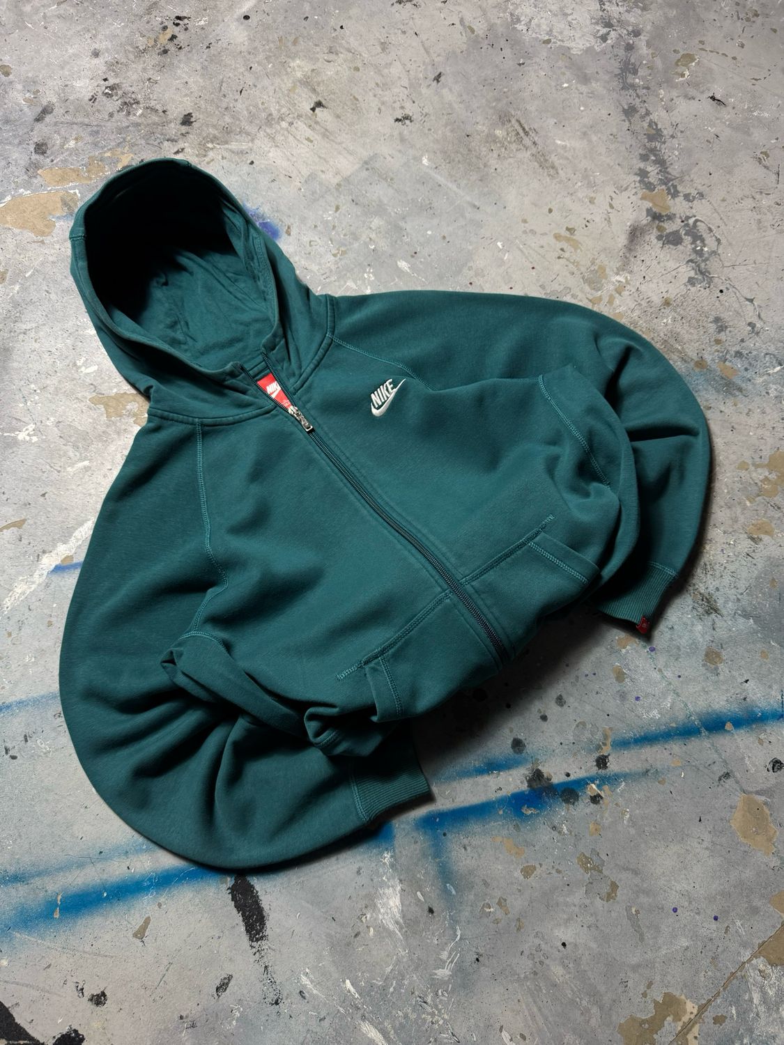 Bluza Nike Tech Fleece Zip Hoodie Turquoise M