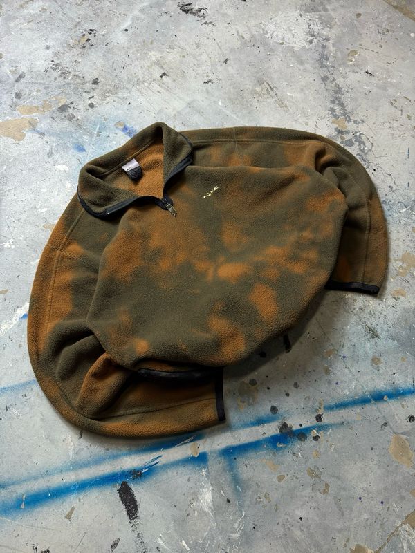 Polar Nike Camo Tiedye Fleece Khaki M