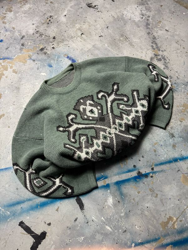 Sweter Newaer Surf Snowflake Sweater Mint L