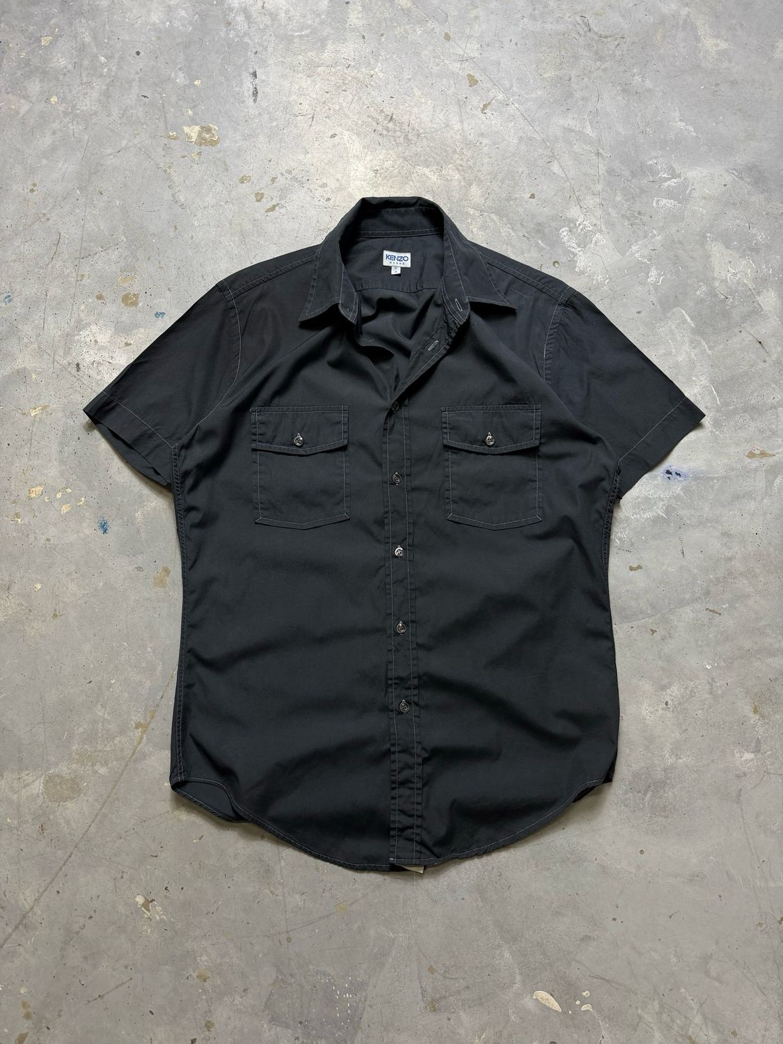 Koszula Kenzo Basic Pocket Shirt Navy M