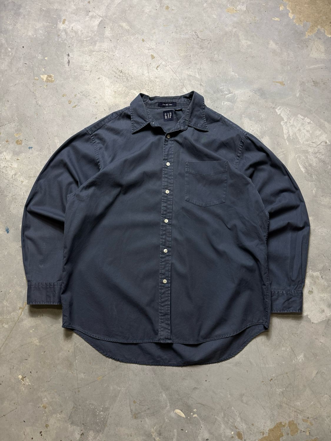 Koszula GAP Basic Pocket Shirt Navy XL