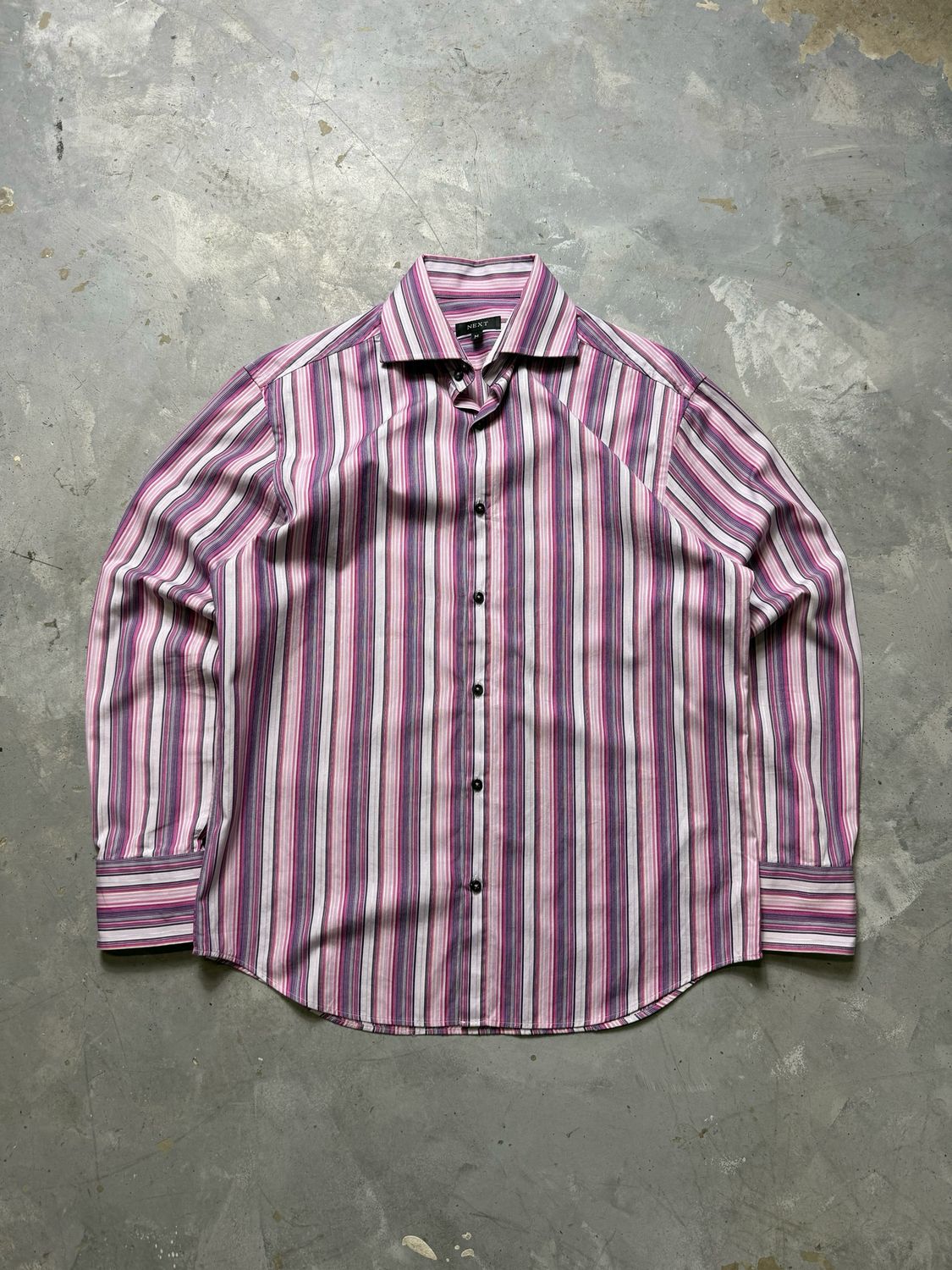 Koszula Next Striped Shirt Pink M