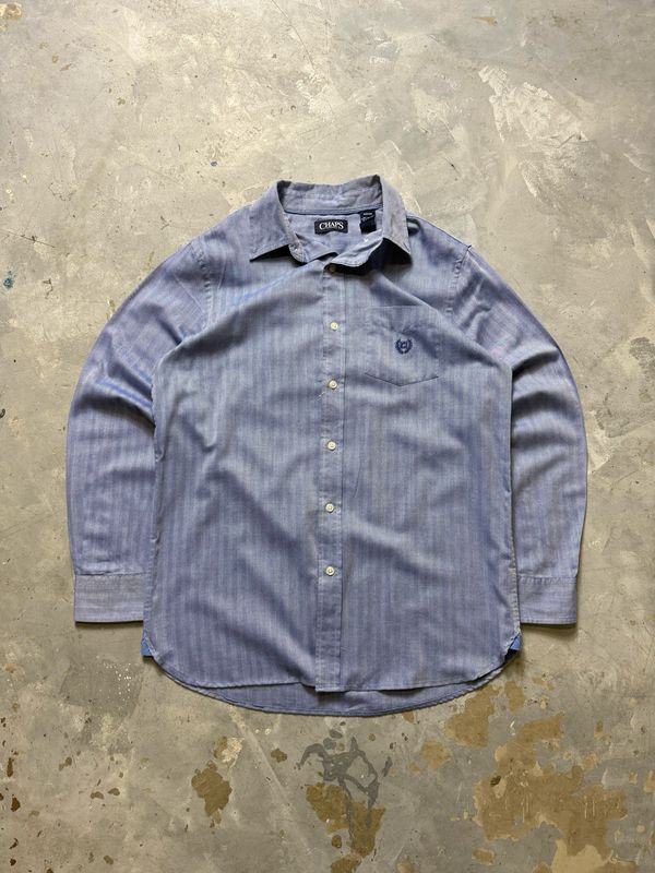 Koszula Chaps Dimention Striped Shirt Blue M