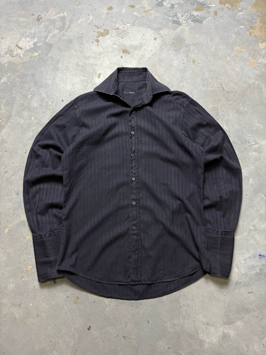 Koszula Gucci Dimention Striped Shirt Black M