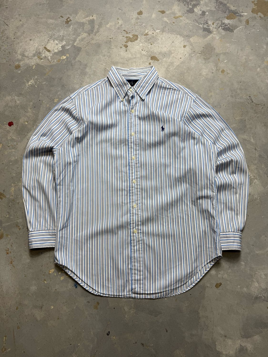 Koszula Ralph Lauren Striped Old Money Shirt White/Blue L