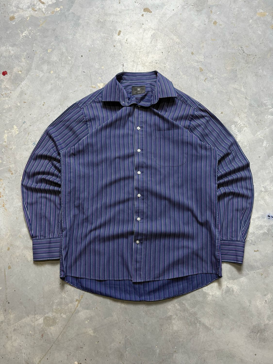 Koszula Vintage Striped Shirt Blue/Pink M