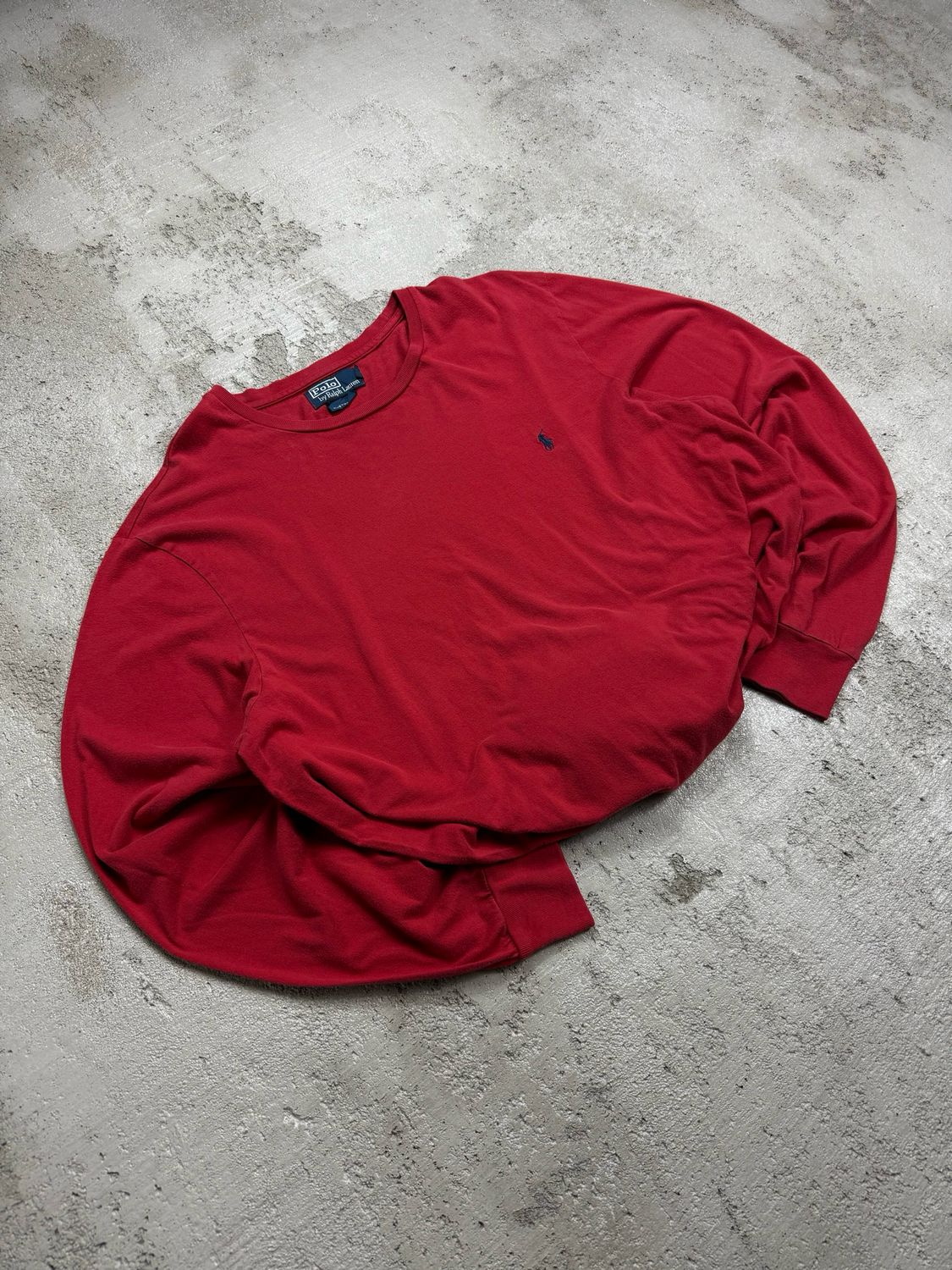 Bluza Ralph Lauren Small Logo Longsleeve Red M