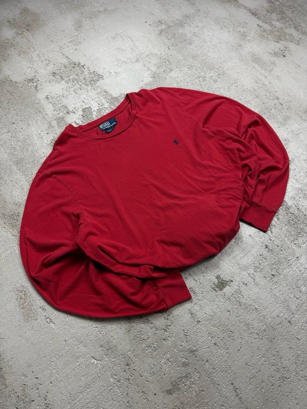 Bluza Ralph Lauren Small Logo Longsleeve Red M