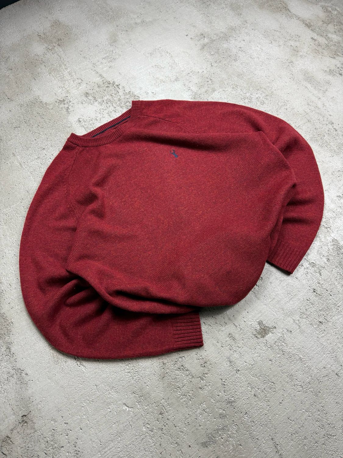 Bluza Vintage Lambswool Sweater Red M