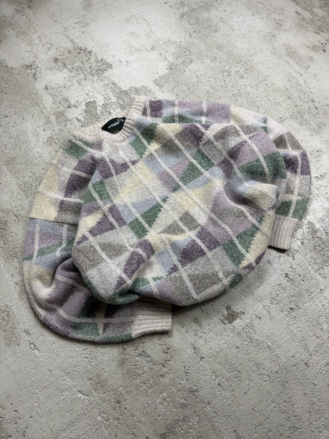 Bluza Vintage Lambswool Pastel Sweater Multicolor M