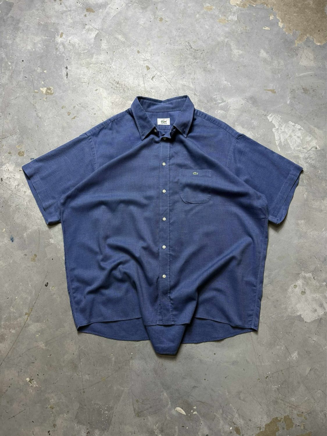 Koszula Lacoste Small Pocket Logo Shirt Blue XL