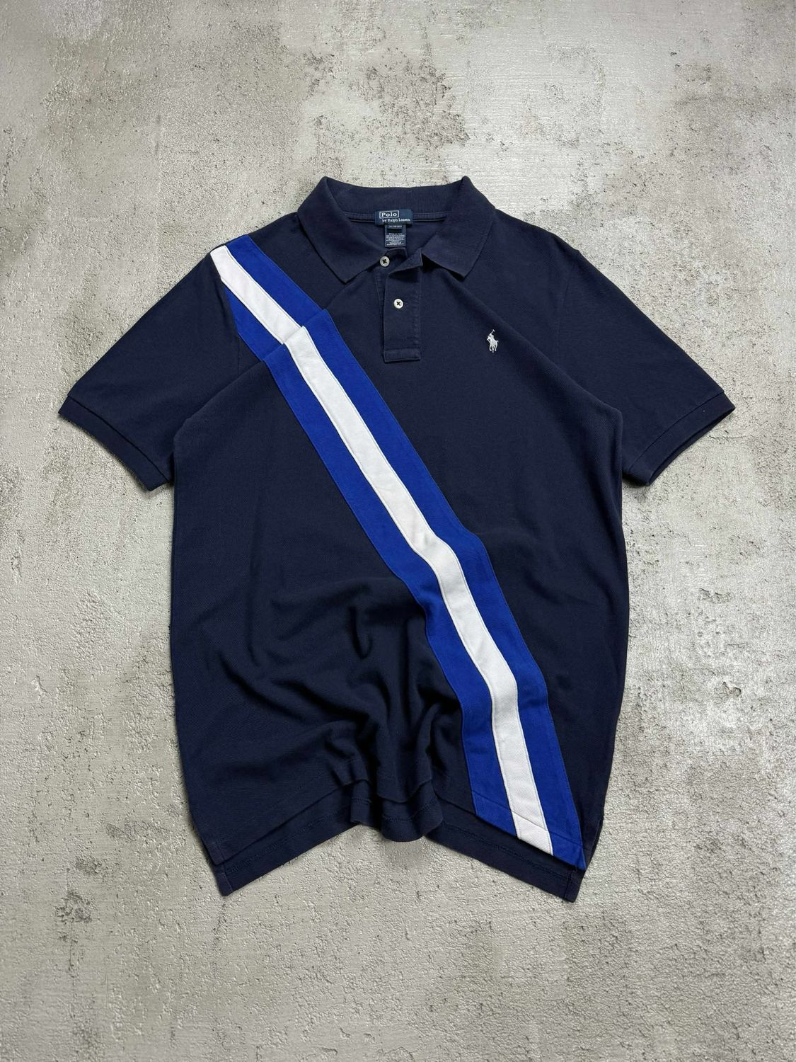 Koszulka Ralph Lauren Polo Small Logo Stripe Navy S
